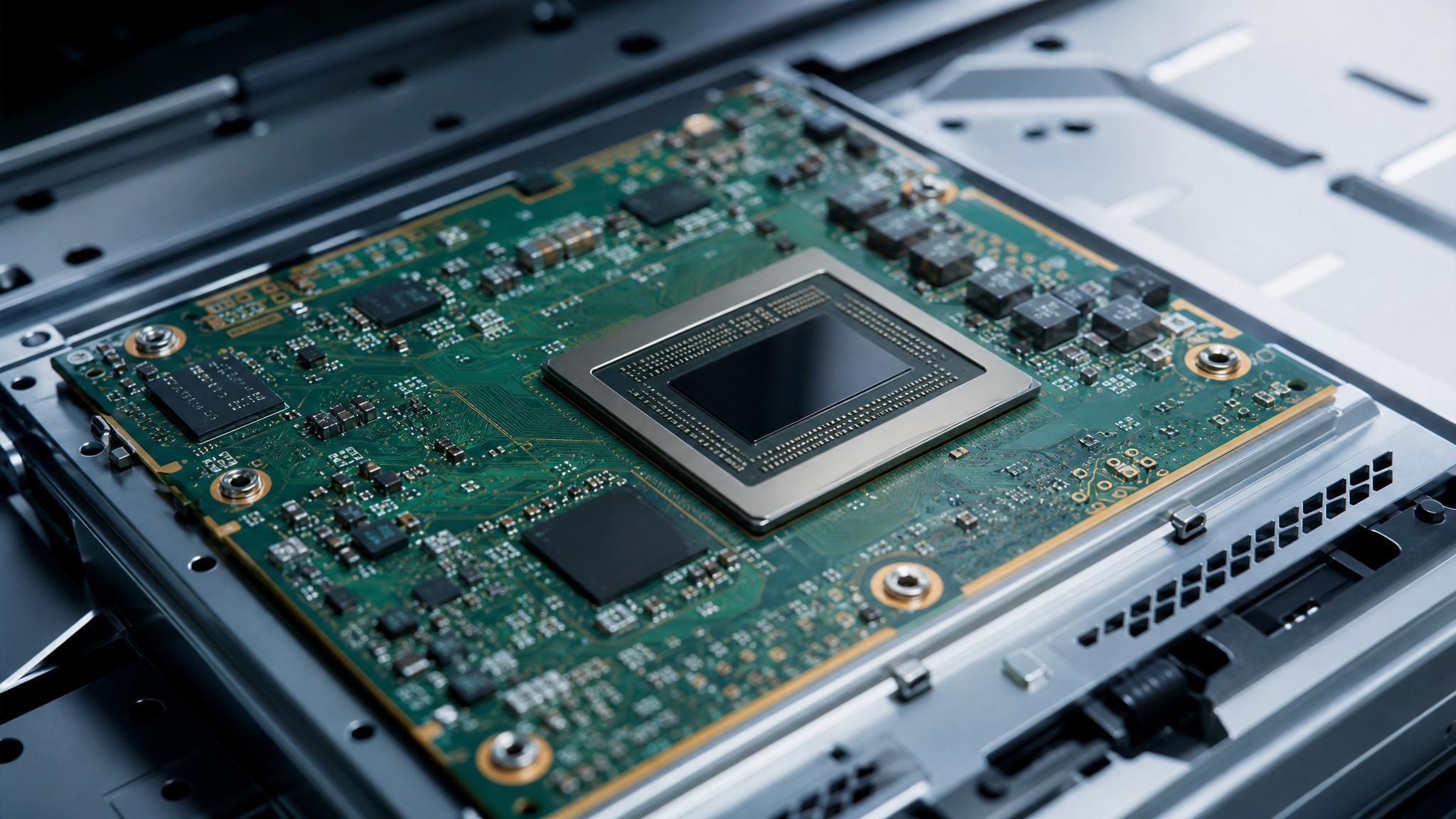 Surface mount circuit board assembly